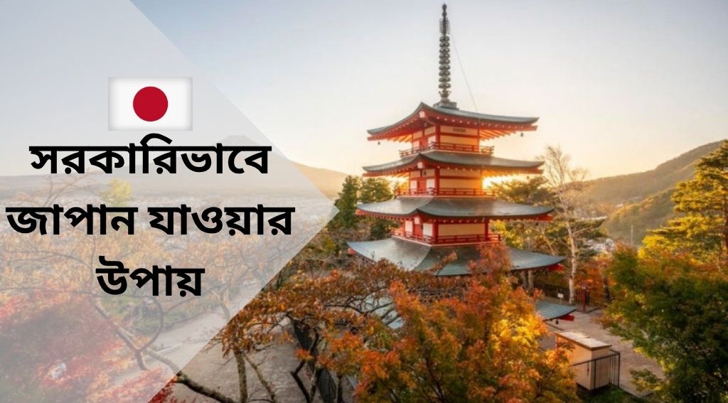 সরকারিভাবে জাপান যাওয়ার উপায়